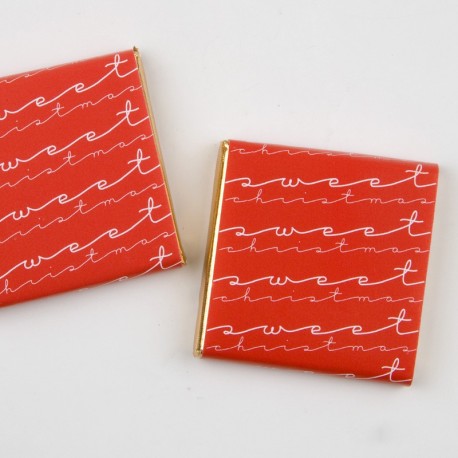 Chocolatina Roja Sweet Christmas