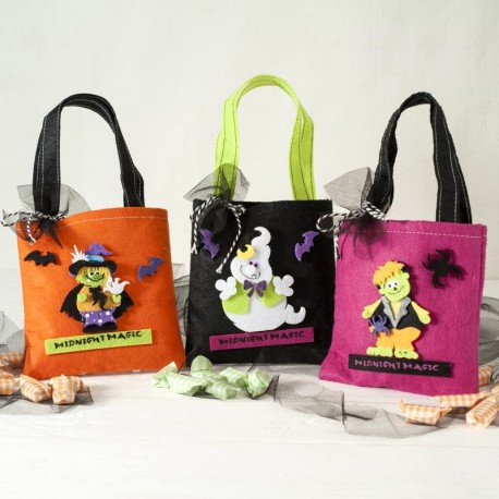 3 Bolsas Halloween con 16 Caramelos