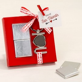 Llavero Metálico I Love U con Tarjeta Incluida Llavero Metálico I Love U con Tarjeta Incluida
