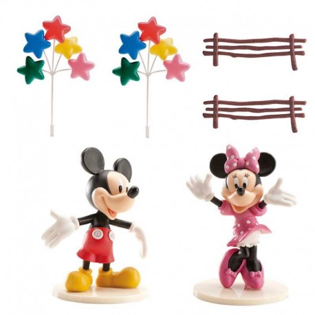Kit Decoración Mickey & Minnie Para Pastel