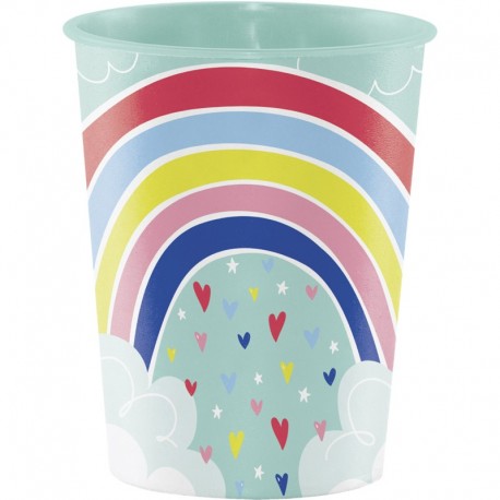 Vaso Arcoiris de Plástico 475 ml