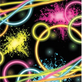 16 Servilletas Glow Party 25 cm