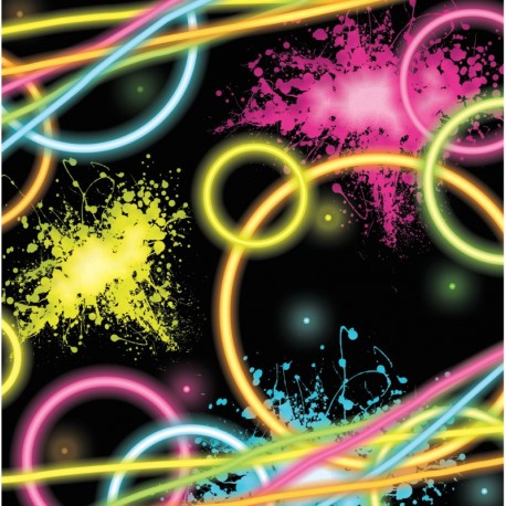 16 Servilletas Glow Party 25 cm