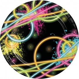 8 Platos Glow Party 18 cm 8 Platos Glow Party 18 cm