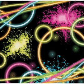 16 Servilletas Glow Party 33 cm 16 Servilletas Glow Party 33 cm