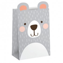 8 Bolsas de Papel Osos