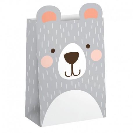 8 Bolsas de Papel Osos