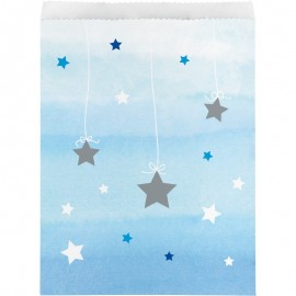 10 Bolsas Un Año Niño Little Star de Papel 10 Bolsas Un Año Niño Little Star de Papel