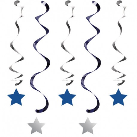 5 Decoraciones Colgantes Un Año Niño Little Star