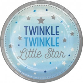 8 Platos One Little Star Niño 18 cm