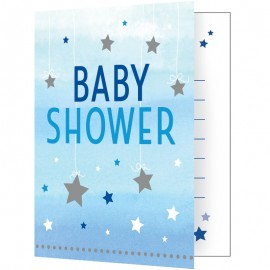 8 Invitaciones Baby Shower Little Star