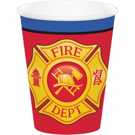8 Vasos Bombero
