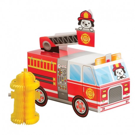Centro de Mesa 3D Bombero