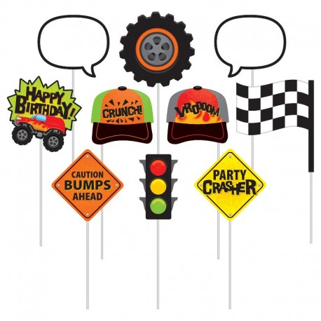 10 Accesorios Photocall Monster Truck