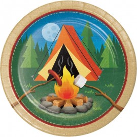 8 Platos Campamento 23 cm