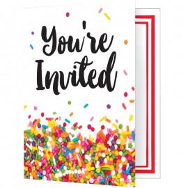 8 Invitaciones Sprinkles