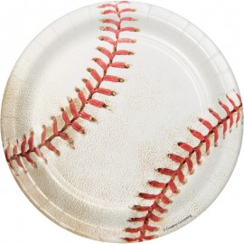 8 Platos Beisbol 18 cm