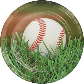 8 Platos Beisbol 23 cm