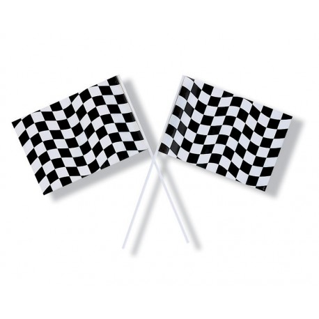 Banderas Blanco y Negro Check
