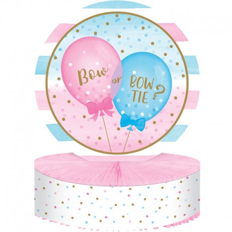Centro de Mesa Baby Shower Revelación Sexo