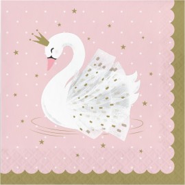 16 Servilletas Cisne 33 cm