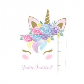 Invitaciones Unicornio Baby Invitaciones Unicornio Baby