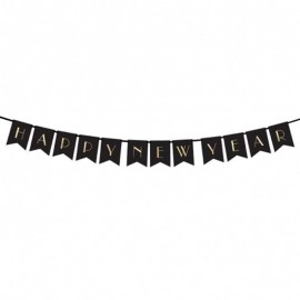 Guirnalda Happy New Year Negro 15 x 170 cm Guirnalda Happy New Year Negro 15 x 170 cm