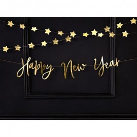 Guirnalda Happy New Year Dorado 66x18 cm Guirnalda Happy New Year Dorado 66x18 cm
