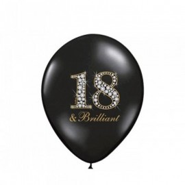 Globos 18 años Brillant 30 cm