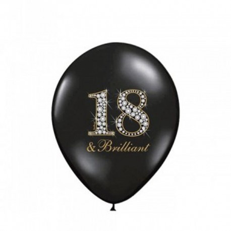 Globos 18 años Brillant 30 cm