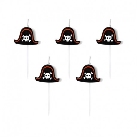 5 Velas rates Party 2 cm