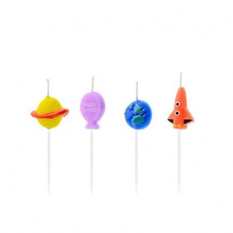 4 Velas Space 2 cm