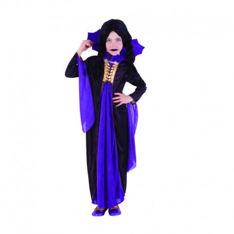 Disfraz Vampiresa Gótica Lila Infantil