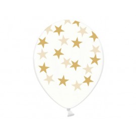 Globos con Estrellas Transparentes 30 cm Globos con Estrellas Transparentes 30 cm