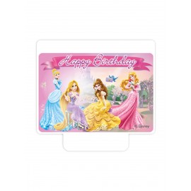 Vela Feliz Cumpleaños Princesas Disney