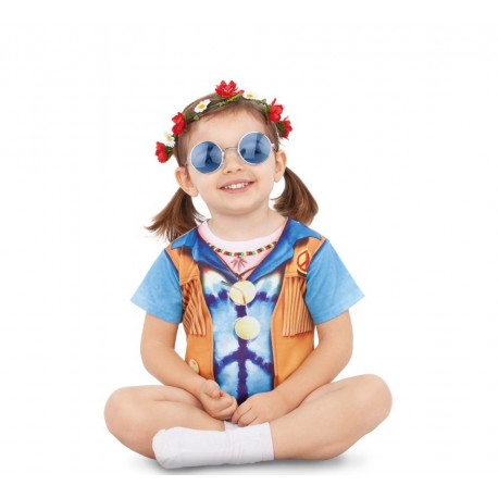 Disfraz de Baby Hippie Body Infantil