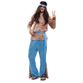 Disfraz de Hippie Psychedélico Adulto