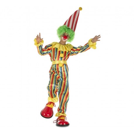 Disfraz de Payaso De Rayas Infantil