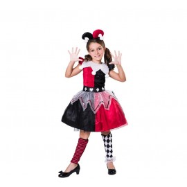 Disfraz de Arlequina Roja Infantil Disfraz de Arlequina Roja Infantil