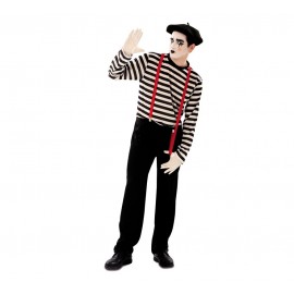 Disfraz de Mimo Hombre Adulto Disfraz de Mimo Hombre Adulto
