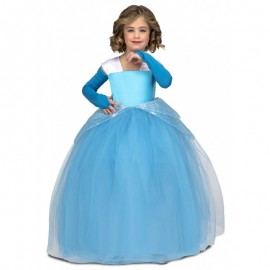 Disfraz de Princesa Tutú Azul Infantil Disfraz de Princesa Tutú Azul Infantil