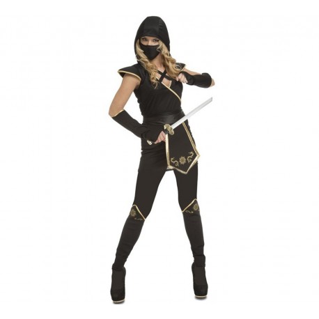 Disfraz de Ninja Black Adulto