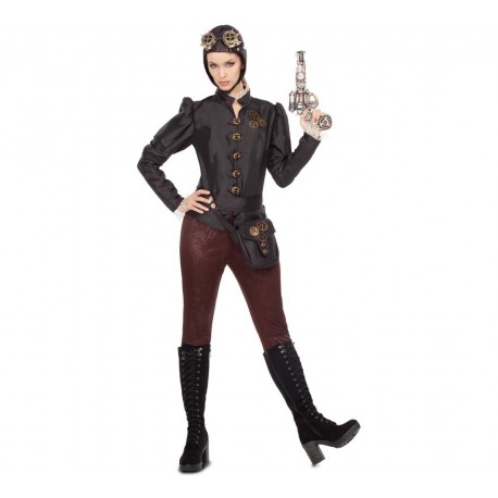 Disfraz de Steampunk Aviator Adulto