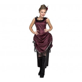 Disfraz de Chica Saloon Rosa Adulto