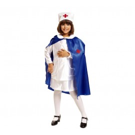 Disfraz de Enfermera Con Capa Infantil