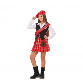 Disfraz de Escocesa Infantil