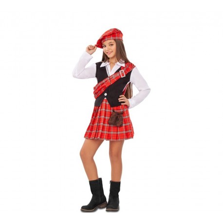 Disfraz de Escocesa Infantil