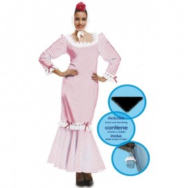 Disfraz de Madrileña Blanco Mujer Adulto