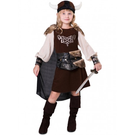 Disfraz de Vikinga Infantil