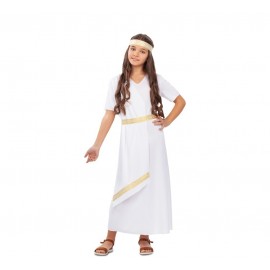 Disfraz de Romana Blanca Infantil